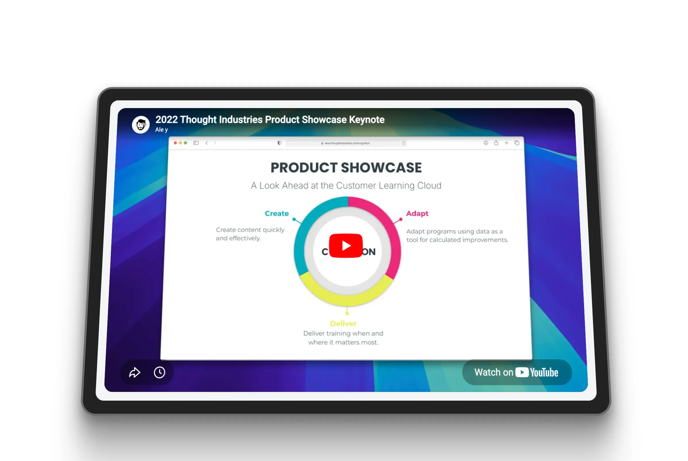 2022 Thought Industries Product Showcase Keynote — Learn Everywhere