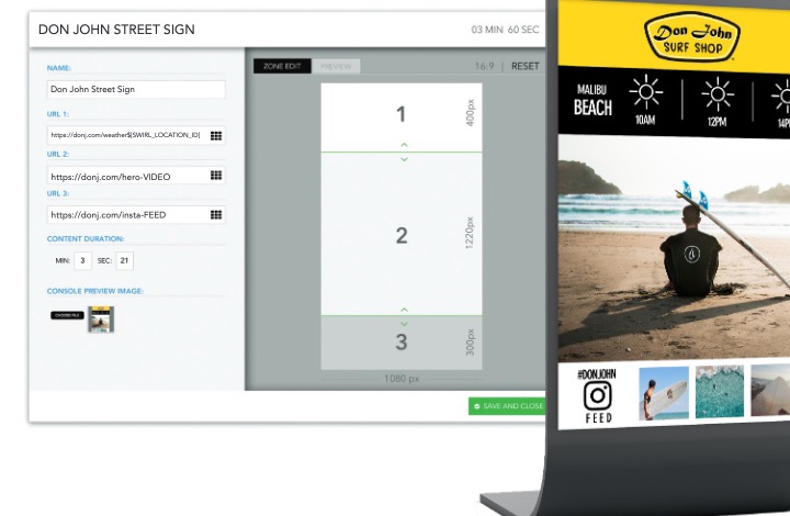 Content Builder zone editor — assembled from shared symbols, shared text styles, and a documented hand-off template